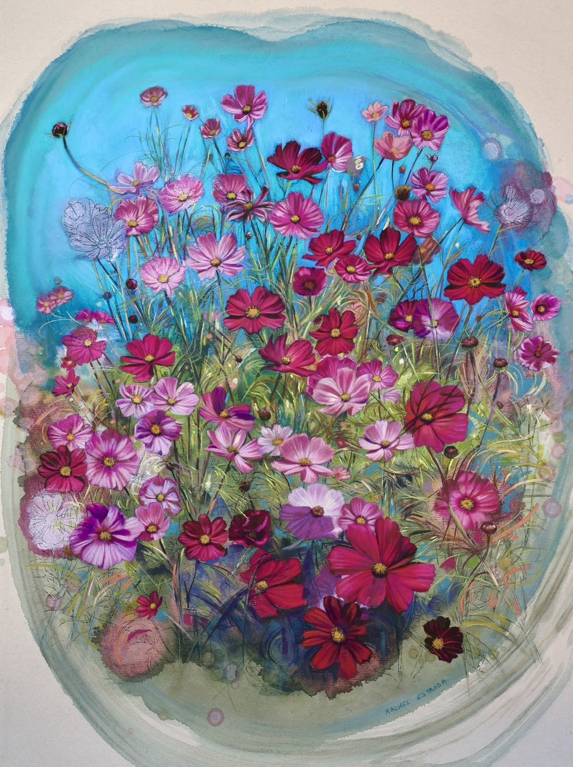 © Rachel Estrada | Cosmos Burst | image copyright protected