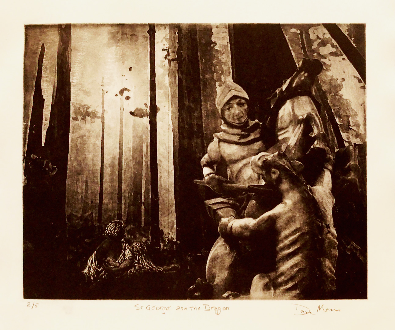 © David Mann | St George and the Dragon | image copyright protected