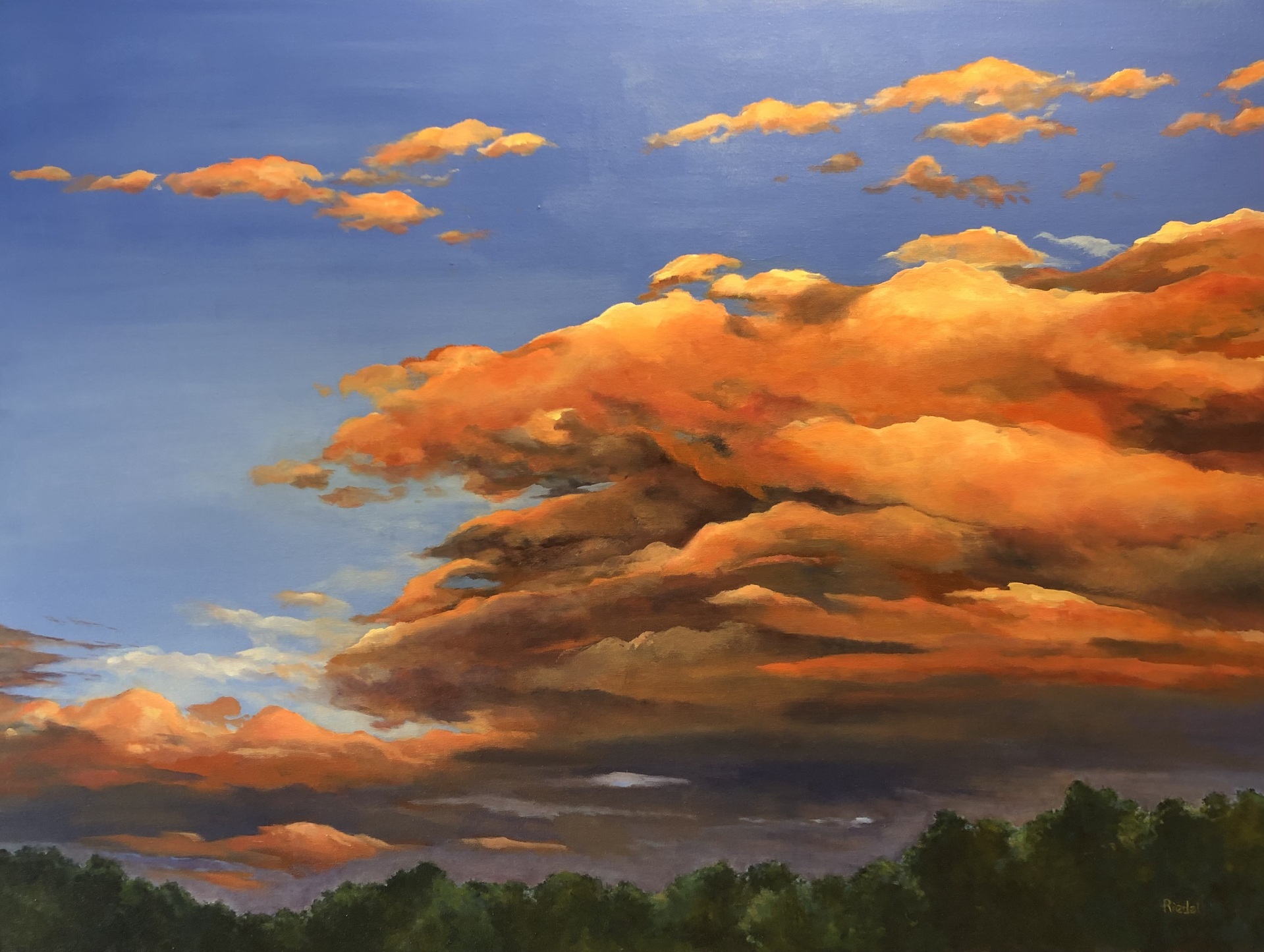 © Katherine Riedel | Fire in the sky | image copyright protected