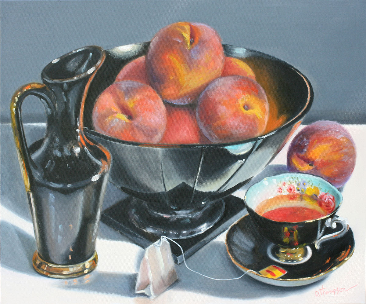 © Dana B. Thompson | Peaches and Tea | image copyright protected